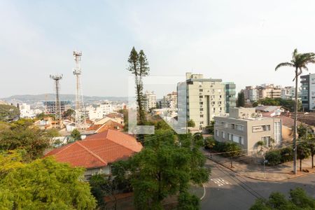 Vista da sala de apartamento à venda com 3 quartos, 110m² em Petrópolis, Porto Alegre