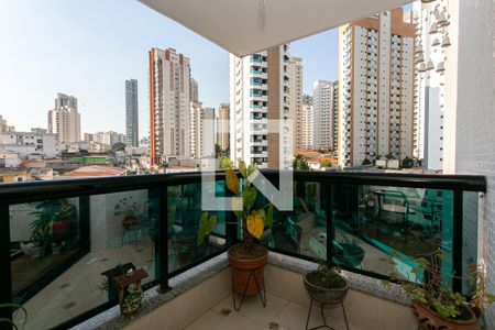 Varanda da Sala de apartamento para alugar com 3 quartos, 119m² em Tatuapé, São Paulo