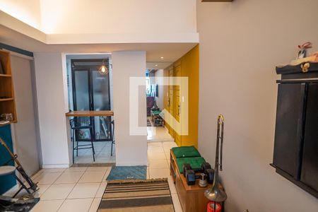 Sala de apartamento à venda com 1 quarto, 42m² em Humaitá, Rio de Janeiro