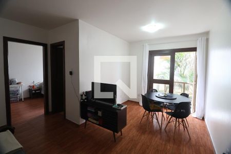 Sala de apartamento à venda com 1 quarto, 52m² em Nossa Senhora das Gracas, Canoas