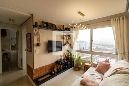 Sala de apartamento para alugar com 2 quartos, 56m² em Azenha, Porto Alegre