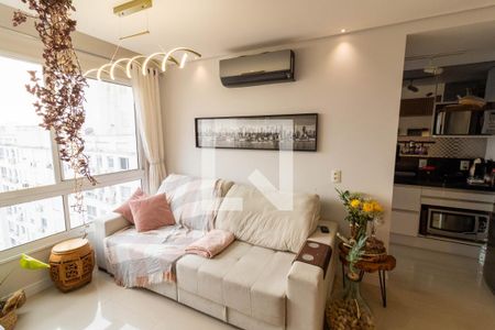 Sala de apartamento para alugar com 2 quartos, 56m² em Azenha, Porto Alegre