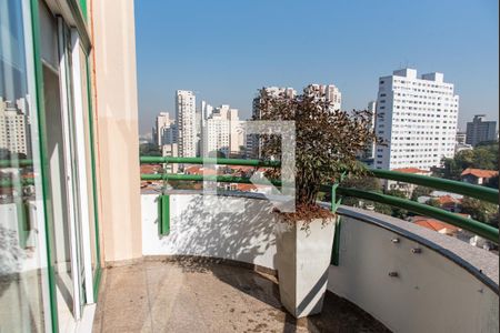 Varanda da sala de apartamento para alugar com 4 quartos, 342m² em Vila Mariana, São Paulo