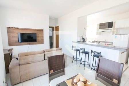 Sala de apartamento para alugar com 2 quartos, 55m² em Umuarama, Uberlândia