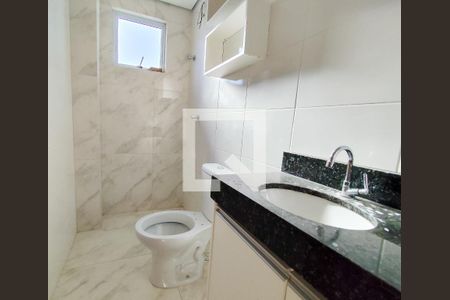 Banheiro Social de apartamento à venda com 2 quartos, 52m² em Estrela do Oriente, Belo Horizonte