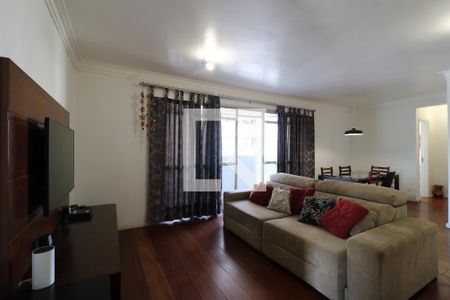 Sala de apartamento à venda com 3 quartos, 128m² em Vila Guiomar, Santo André