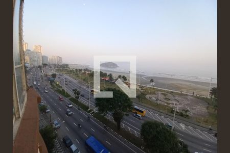 Vista da Sala de apartamento para alugar com 3 quartos, 133m² em Itararé, São Vicente