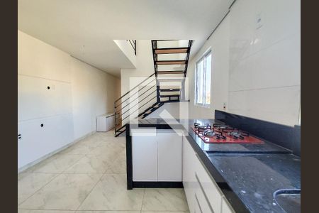 Cozinha de apartamento à venda com 2 quartos, 104m² em Estrela do Oriente, Belo Horizonte