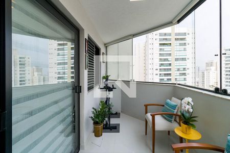 Varanda da Sala de apartamento à venda com 3 quartos, 88m² em Vila Andrade, São Paulo