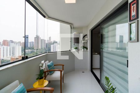 Varanda da Sala de apartamento à venda com 3 quartos, 88m² em Vila Andrade, São Paulo