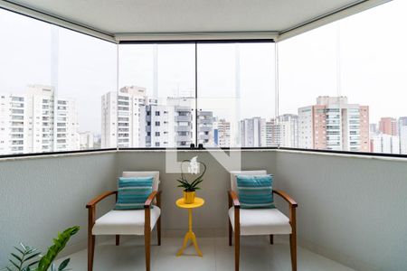 Varanda da Sala de apartamento à venda com 3 quartos, 88m² em Vila Andrade, São Paulo