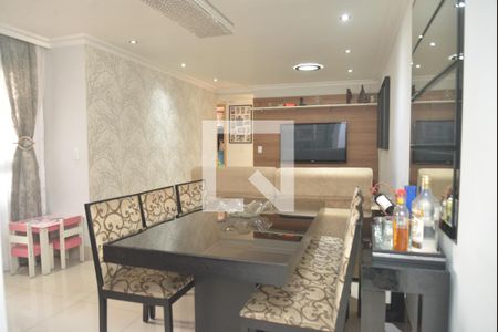 Sala de Jantar de apartamento para alugar com 3 quartos, 82m² em Vila Guiomar, Santo André