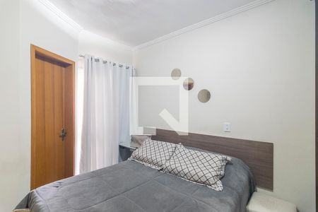 Quarto 1 Suite de apartamento à venda com 2 quartos, 55m² em Utinga, Santo André