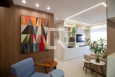 Sala de apartamento à venda com 3 quartos, 84m² em Jardim das Acácias, São Paulo