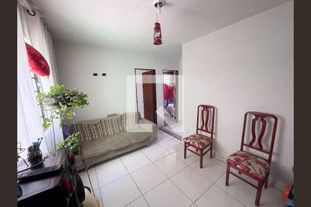 Sala de apartamento à venda com 2 quartos, 45m² em Santa Cruz Industrial, Contagem