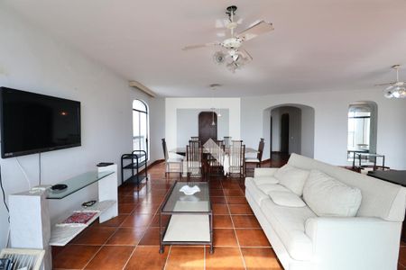 Sala de apartamento para alugar com 4 quartos, 335m² em Pitangueiras, Guarujá