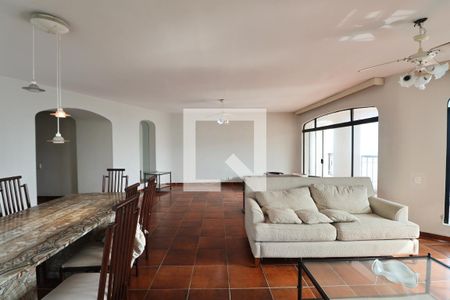 Sala de apartamento para alugar com 4 quartos, 335m² em Pitangueiras, Guarujá