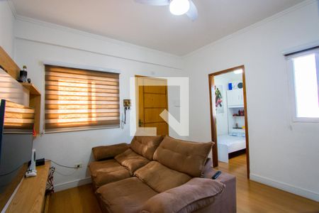 Sala de apartamento à venda com 3 quartos, 100m² em Vila Tibiriçá, Santo André