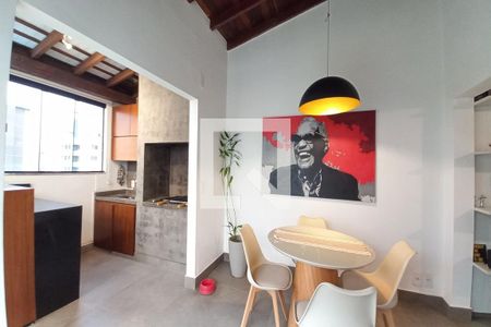 sala de apartamento à venda com 1 quarto, 130m² em Cambuí, Campinas