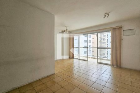 Sala de apartamento para alugar com 3 quartos, 130m² em Barra Funda, Guarujá