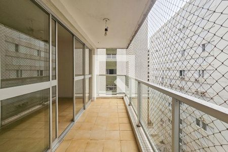 Varanda de apartamento para alugar com 3 quartos, 130m² em Barra Funda, Guarujá