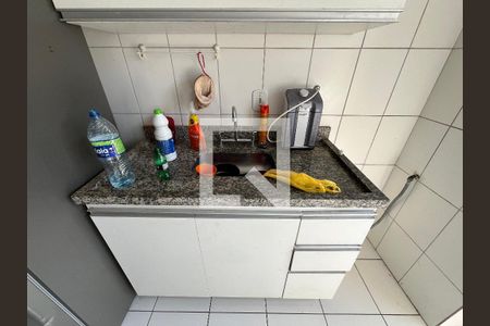 Cozinha de apartamento para alugar com 2 quartos, 48m² em Jardim Casa Branca, Suzano