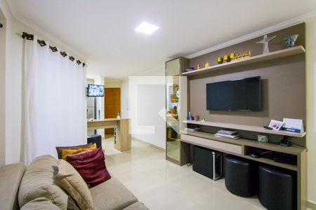 Sala de apartamento à venda com 2 quartos, 146m² em Vila Homero Thon, Santo André