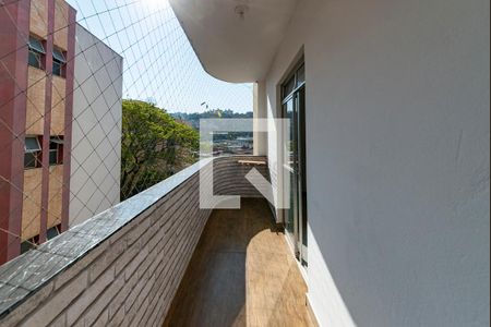 Varanda da Sala de apartamento para alugar com 3 quartos, 90m² em Caiçara-adelaide, Belo Horizonte