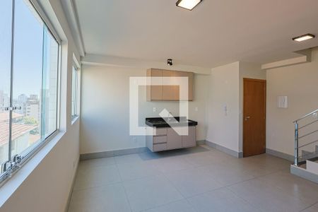 Sala/Cozinha de apartamento para alugar com 1 quarto, 80m² em São Pedro, Belo Horizonte