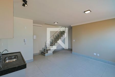 Sala/Cozinha de apartamento para alugar com 1 quarto, 80m² em São Pedro, Belo Horizonte