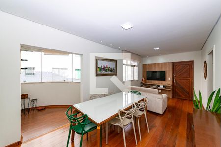 Sala de apartamento para alugar com 3 quartos, 116m² em Buritis, Belo Horizonte