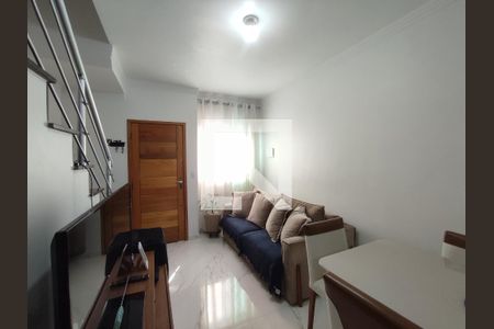 Sala e Cozinha Integrada  de casa de condomínio à venda com 2 quartos, 60m² em Vila Santa Teresa (zona Leste), São Paulo