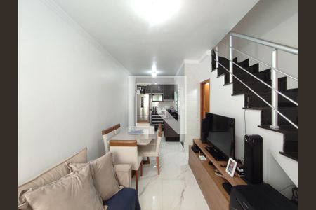 Sala e Cozinha Integrada  de casa de condomínio à venda com 2 quartos, 60m² em Vila Santa Teresa (zona Leste), São Paulo