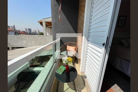 Varanda Suíte 1 de casa à venda com 2 quartos, 80m² em Jardim Bonfiglioli, São Paulo