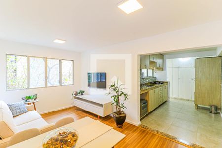 Sala de apartamento à venda com 2 quartos, 69m² em Santo Amaro, São Paulo