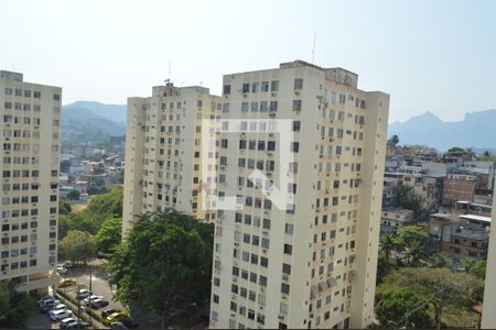 Vista da Sala  de apartamento à venda com 2 quartos, 43m² em Taquara, Rio de Janeiro