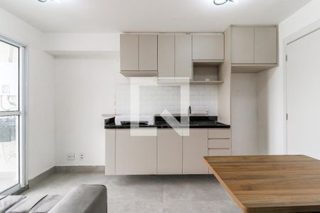 Sala/Cozinha de apartamento à venda com 2 quartos, 37m² em Jardim Caravelas, São Paulo