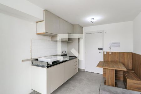 Sala/Cozinha de apartamento à venda com 2 quartos, 37m² em Jardim Caravelas, São Paulo