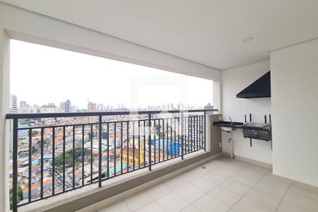 Varanda da Sala de apartamento à venda com 3 quartos, 81m² em Vila Prudente, São Paulo