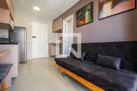 Sala/Cozinha de kitnet/studio à venda com 1 quarto, 27m² em Pinheiros, São Paulo