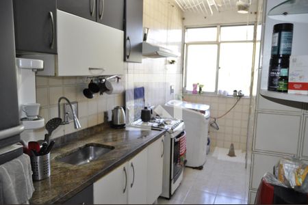 Cozinha de apartamento à venda com 3 quartos, 70m² em Riachuelo, Rio de Janeiro