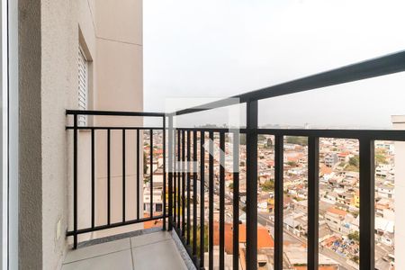 Varanda da Sala de apartamento para alugar com 2 quartos, 55m² em Vila Santa Maria, Poá