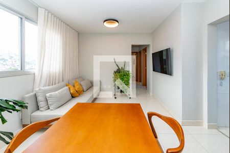 Sala de apartamento à venda com 3 quartos, 80m² em Havaí, Belo Horizonte