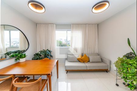 Sala de apartamento à venda com 3 quartos, 80m² em Havaí, Belo Horizonte