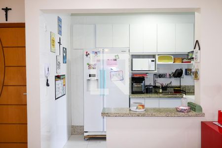 Cozinha de apartamento à venda com 3 quartos, 88m² em Barcelona, São Caetano do Sul