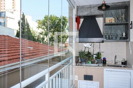 Varanda Gourmet de apartamento à venda com 3 quartos, 88m² em Barcelona, São Caetano do Sul