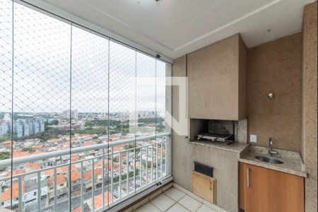 Varanda Sala de apartamento à venda com 3 quartos, 87m² em Vila Santo Estéfano, São Paulo