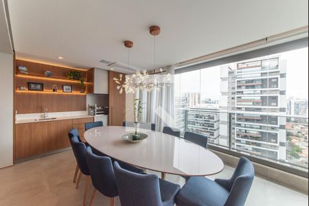 Varanda Sala de apartamento à venda com 3 quartos, 189m² em Cidade Monções, São Paulo