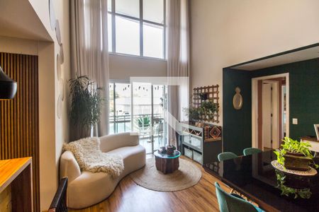 Sala de apartamento à venda com 2 quartos, 79m² em Tamboré, Santana de Parnaíba