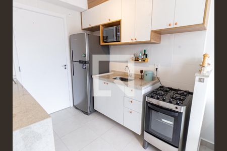 Sala/Cozinha de apartamento para alugar com 1 quarto, 29m² em Belenzinho, São Paulo